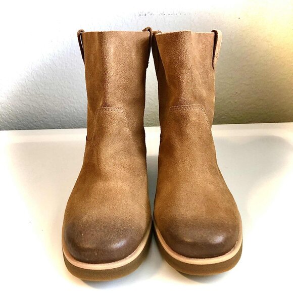 UGG Josefene Suede Ankle Boots Chestnut Brown 9 NWOT - Picture 5 of 9